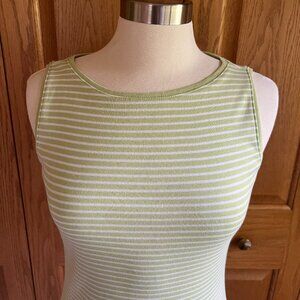 TALBOTS - Bateau Neck Tank - Fiesta Stripe -- NEW with Tag